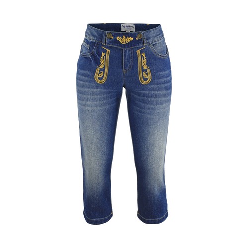 Damen trachtenjeans blau - damen,