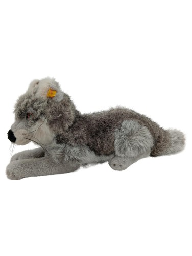 Steiff kuscheltier wolf - wolf, grau