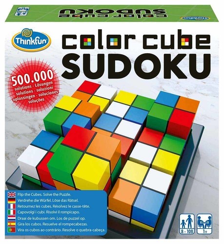 Color cube sudoku - sudoku, think