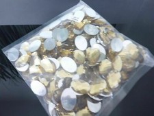 200 ovale flach Diamanten 18 x 25mm Dekosteine Acrylsteine Rauchquarz basteln