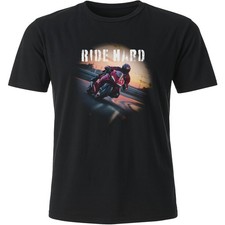 Schwarzes T-Shirt mit