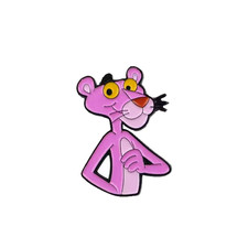 Pink panther pin - panther, anstecker