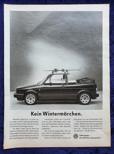 Golf cabrio originale - vw, cabrio,
