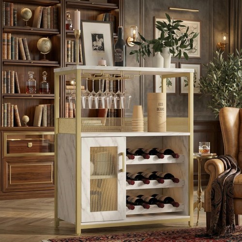 Weinregal mit glashalter - weinregal,