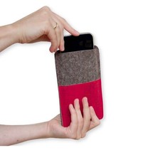 Handytasche aus filz - handytasche, und