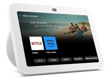 Echo Show 8 (Neueste Generation) | Smarter HD-Touchscreen mit 3D-Audio Weiß
