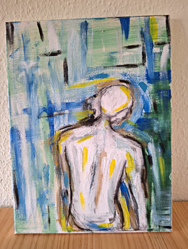 Original gemälde die - "die, last"