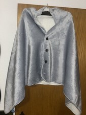 Weicher Fleece-Poncho, warme