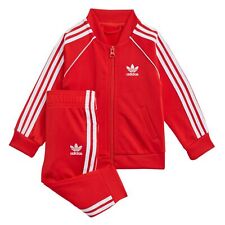 adidas Superstar Baby Kinder Trainingsanzug Sport Anzug 2er Set Outfit Rot