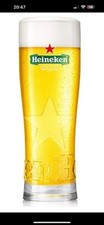 6 Heineken  Biergläser, 0,5 l, Kneipe, Relief, Stern, Bar,  Gastro, 6 Stk, Neu