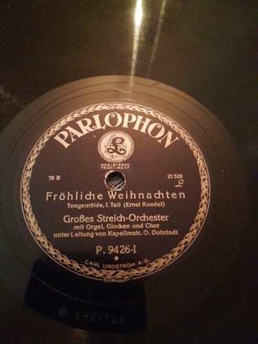 Parlophon schellackplatte - ,