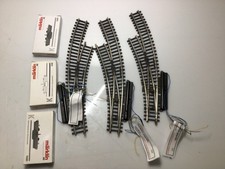 Nr. 375 Märklin K.-Gleis 3 Stck. Bogenweichen mit Antrieb