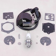 Zündspule und Zündkerze für