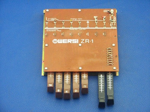 Wersi helios zugriegel zr1 - wersi,