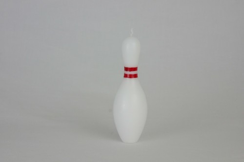 Bowling pin geburtstag kerze - bowling,