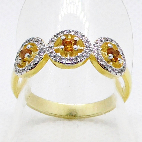 Gelber saphir cubic zirkonia - gelber,
