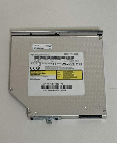 U633 laptop rw dvd - hp, dvd-rw