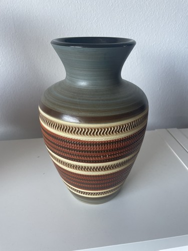 Handgemachte keramik vase mit - keramik,
