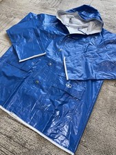 Retro PVC Regenmantel Plastik