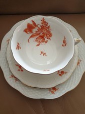 HEREND APPONYI ORANGE  KAFFEEGEDECK  SAMMELGEDECK 