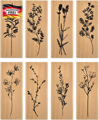 Holzstempel set für diy - holzstempel,