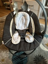 Hauck Alpha Bouncer Deluxe, Melange Grau, für Neugeborene mit Spielebogen