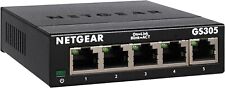 NETGEAR GS305 Switch 5 Port Gigabit Ethernet LAN Switch Netzwerk Metallgehäuse