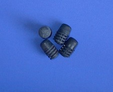 PORSCHE 911 930 4x GUMMIPUFFER MOTORHAUBE & FRONTHAUBE 2x KURZ & 2x LANG NEU