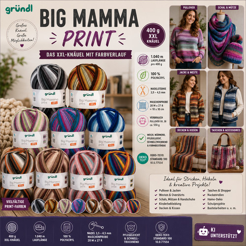 Gründl big mamma print - big,