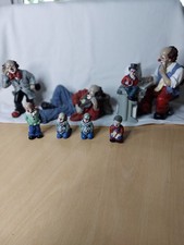 Gilde Clown Sammlung 8 FIguren