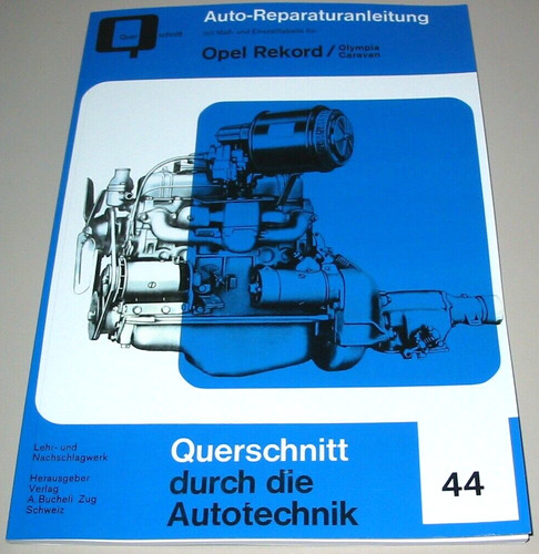 Reparaturanleitung opel rekord - reparaturanleitung,