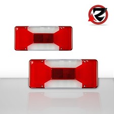 2x Lichtscheibe Heckleuchte Rücklichtglas Ersatzglas Für Iveco Daily Pritsche