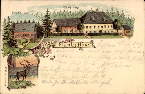 Litho domnitz wettin löbejün - litho,
