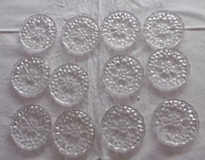 12x Glasuntersetzer aus Glas /