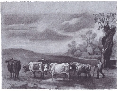 Bauer mit kühen farmer - mit,