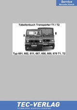 Mercedes Tabellenbuch