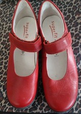 Superfit Ballerinas Riemchen Klettverschluss Gr. 36 rot Weihnachten