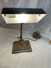 Alte antik vintage bankerlampe - vintage,