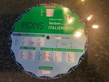 1x PONS ⭐️Drehscheibe Verben im Griff Italienisch ⭐️Neu