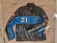 Nascar  JH Design  Ricky Rudd  Vintage Lederjacke Gr. L Top Zustand