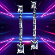 I Attraktive Art Deco Ohrringe
