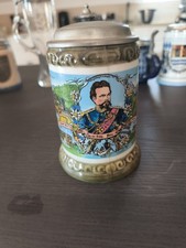 Bierkrug mit Zinndeckel König