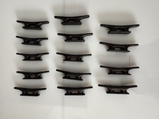 14 Stk. Klampen Boot Klampe Mast Fahnenmast Kunststoff Belegklampe