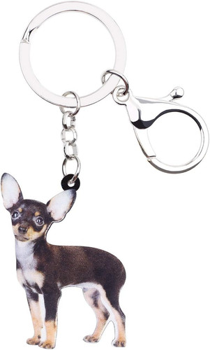 Acryl-Chihuahua-Hund-Schlüsse