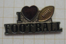 I LOVE FOOTBALL  .............................. Sport-Pin (222i)