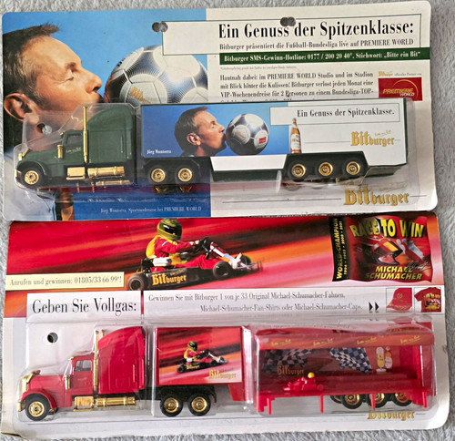 Bitburger grell lkw - grell, set