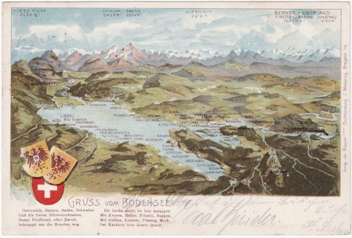 Alte litho gruss vom - alte,
