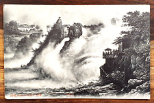 Historische Ansichtskarte, Rheinfall Schaffhausen, 1920er, Künstlerkarte,Schweiz