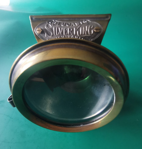 Antike fahrradlampe petroleum - antike,