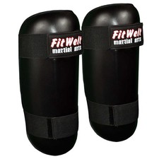 FitWelt Schienbeinschoner breit Boxen Kickboxen Karate Kampfsport Thaiboxen Dick